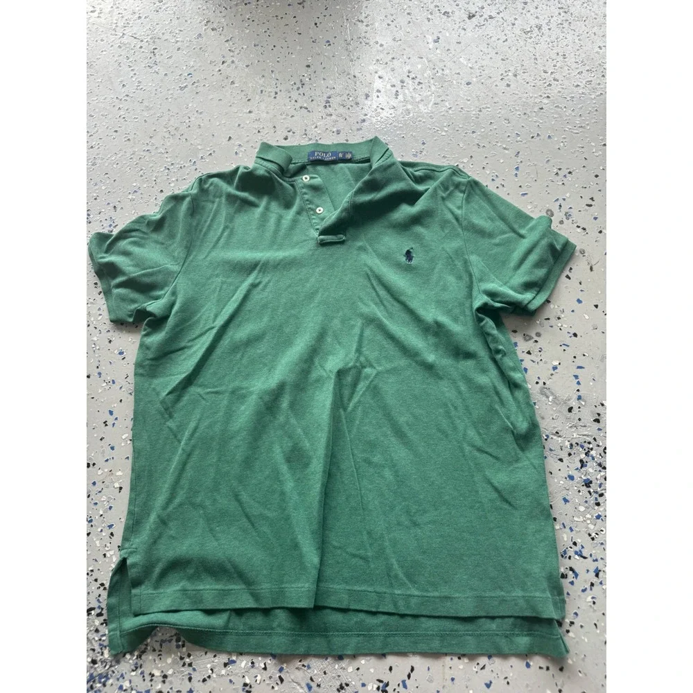 Polo Ralph‎ Lauren Green Polo Shirt Short Sleeve Casual XL